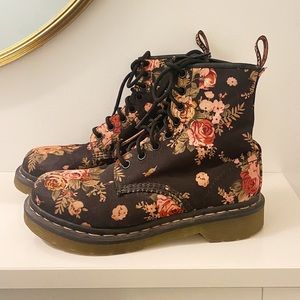 Dr. Martens Floral Boots